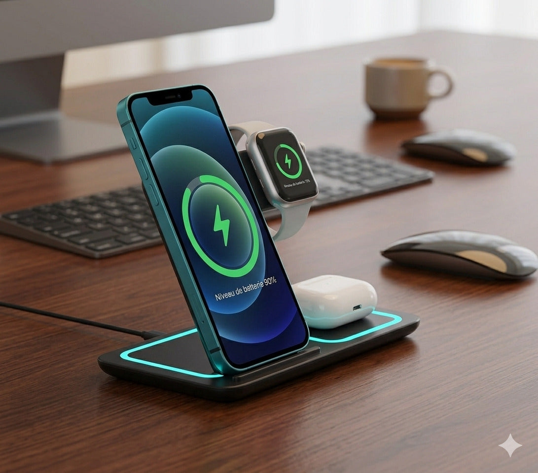 Le chargeur sans fil 3 en 1
